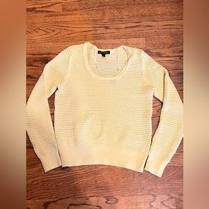 NWOT Banana Republic yellow sweater. Super cute!  Goes great over sports bra.